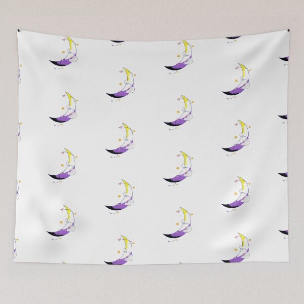 Item preview,  Non Binary Moon Stars Pride LGBTQ designed and sold by GM-666.