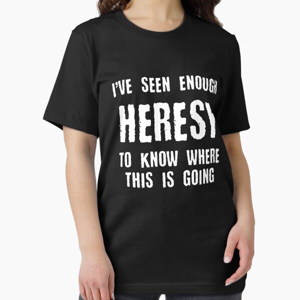 Item preview, Inquisition Enough Heresy Inquisitor Meme Quotes Tabletop Wargaming Nerdy Gaming designed and sold by pixeptional.