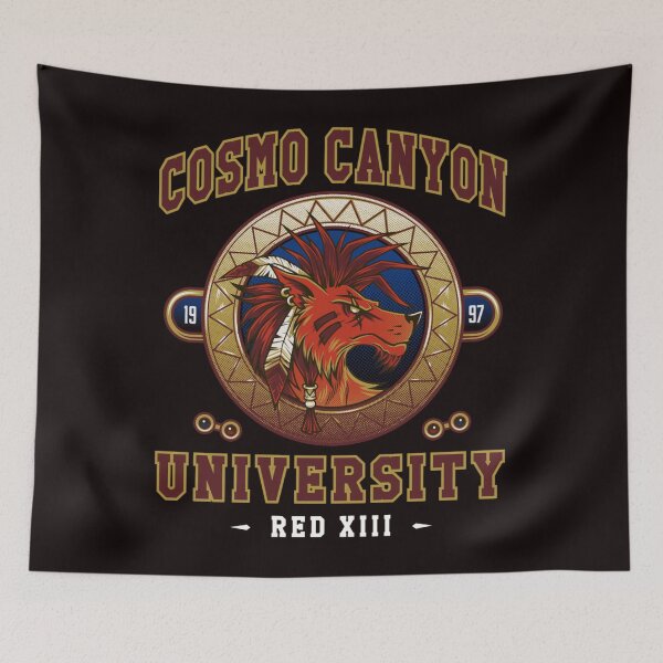 Item preview, Cosmo Canyon Red XIII Nanaki University designed and sold by JerLittel.