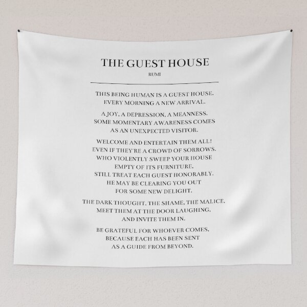 Item preview, The Guest house poem designed and sold by Paigaam.