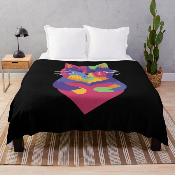 Item preview, Colorful cat, cat heart designed and sold by DerSenat.