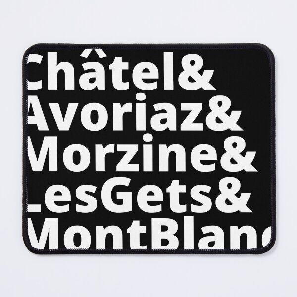 Item preview, Chatel, Avoriaz, Morzine, Les Gets, Mont Blanc Typography designed and sold by louweasely.