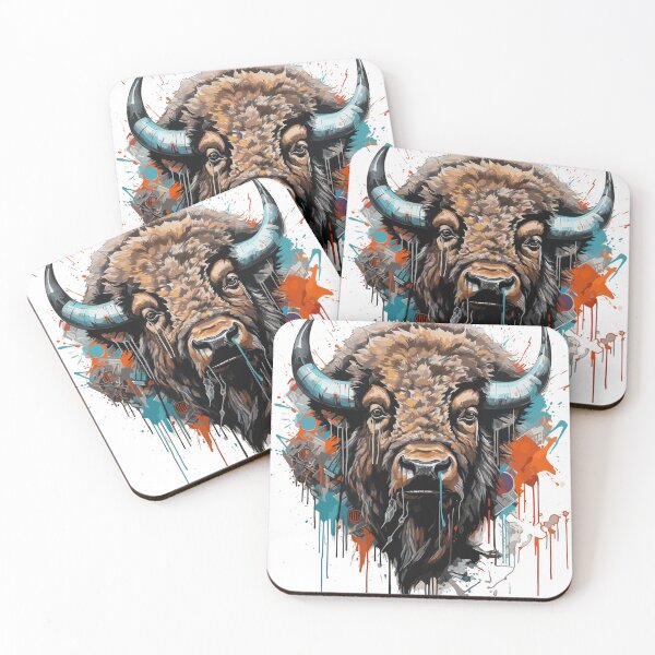 Item preview, Graffiti Style Bison | Bison Lovers designed and sold by DarcoDesigns.