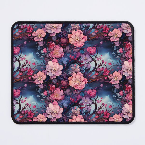Item preview, Dark Themed Pink Flowers designed and sold by Lumistica.