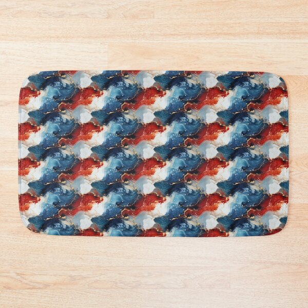 Item preview, Red White And Blue Stunning Marble designed and sold by Lumistica.