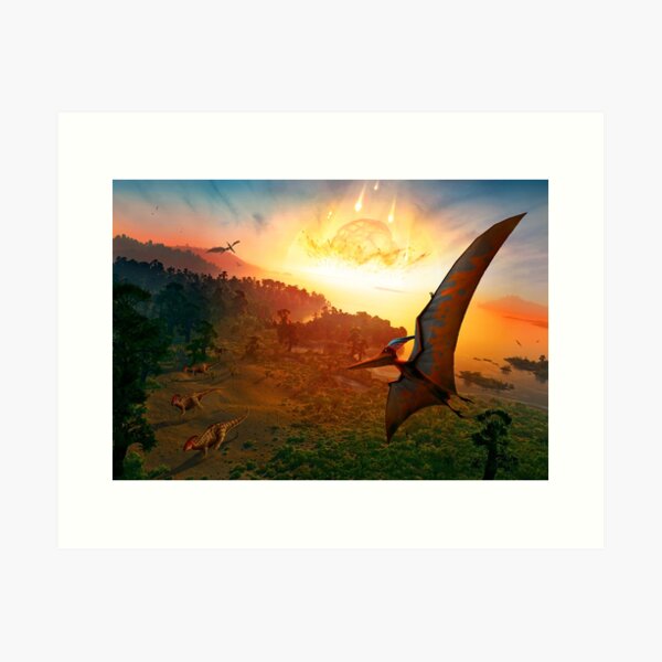 Item preview, Extinction of the dinosaurs, illustration (F009/3463) designed and sold by SciencePhoto.