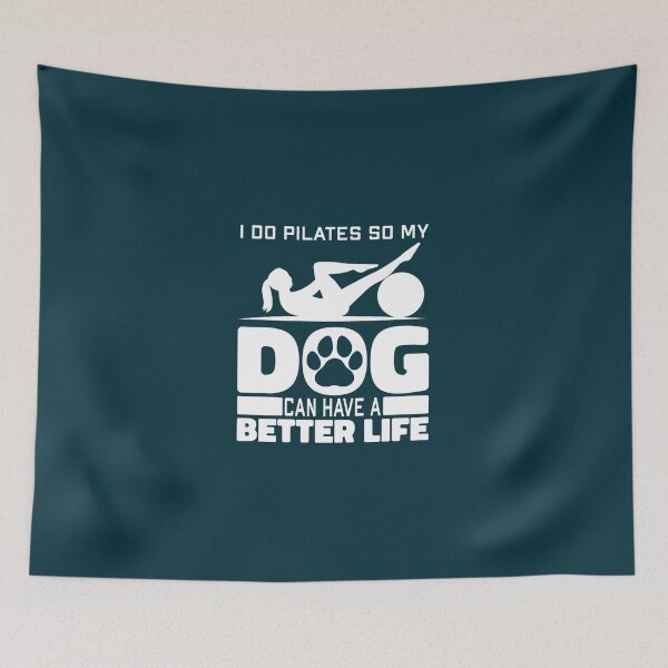 Item preview, Pilates Dog Fitness - Training Pilates Zipped Hoodie designed and sold by KalmNowe.