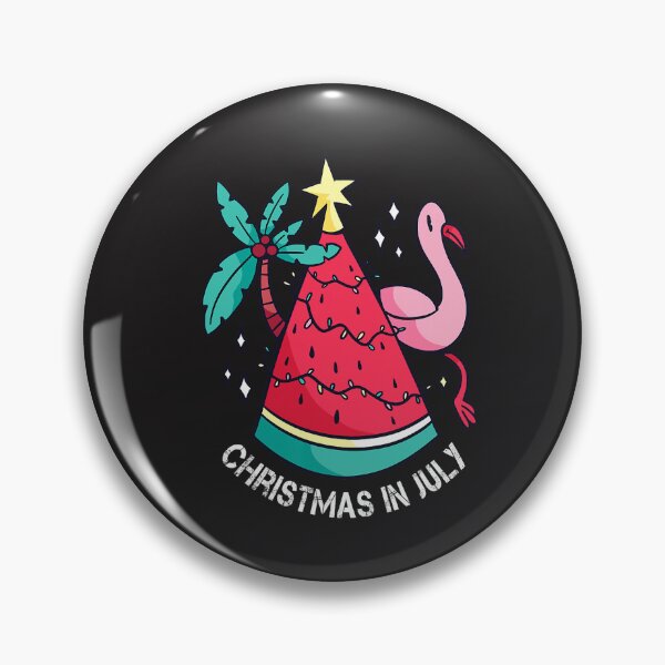 Item preview, Christmas In July Watermelon Flamingo Xmas Tree Summer Gifts  designed and sold by MerciMercure.