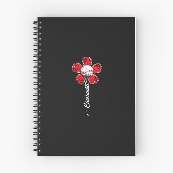 Item preview, Cincinnati Baseball Flower Vintage Baseball Fans  designed and sold by MerciMercure.