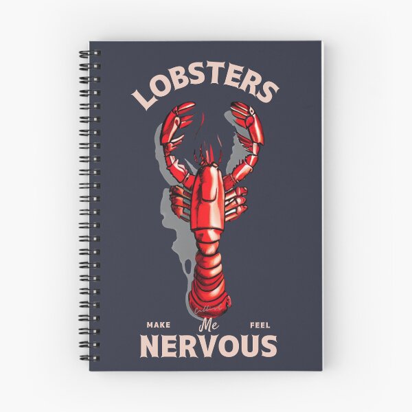 Item preview, Lobsters make me feel nervous Funny lobster design By CallisC ⭐⭐⭐⭐⭐ designed and sold by Calliope Cr ⭐⭐⭐⭐⭐.