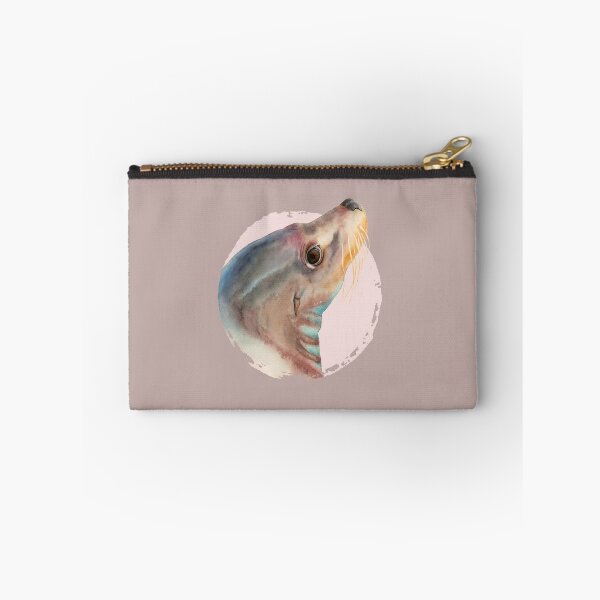 Item preview, Lazy Glance - Sea Lion Watercolor Painting designed and sold by namibear.
