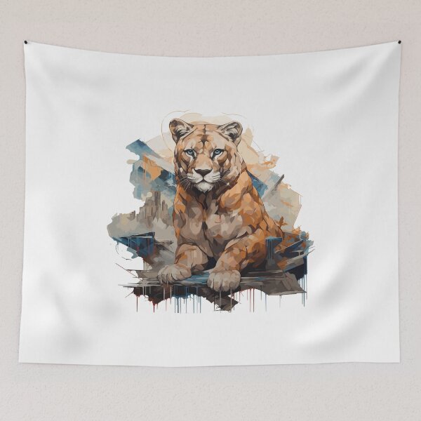 Item preview, Graffiti Style Mountain Lion | Mountain Lion Lovers designed and sold by DarcoDesigns.
