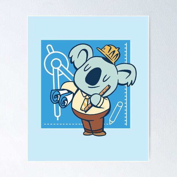 Item preview, Koala Bear Architect designed and sold by DerSenat.