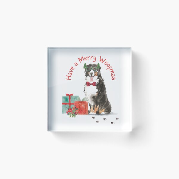 Item preview, Bernese Mountain Dog Christmas designed and sold by beastieboutique.