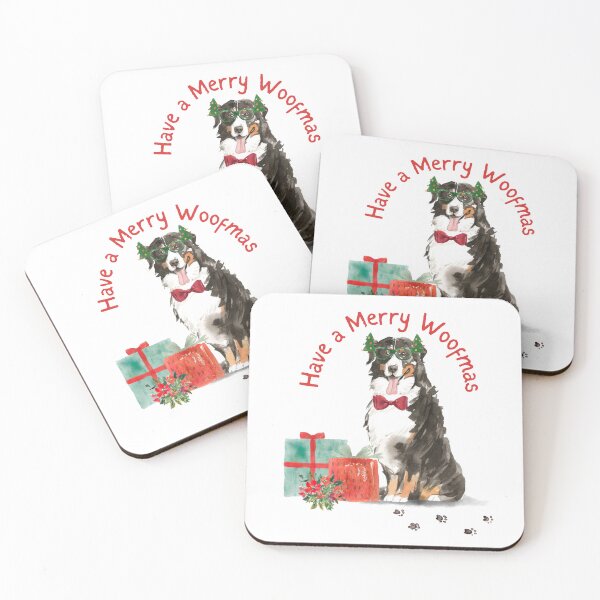 Item preview, Bernese Mountain Dog Christmas designed and sold by beastieboutique.