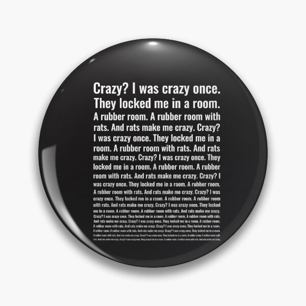 Item preview, Crazy I Was Crazy Once. Funny Trending Meme Premium  designed and sold by MerciMercure.