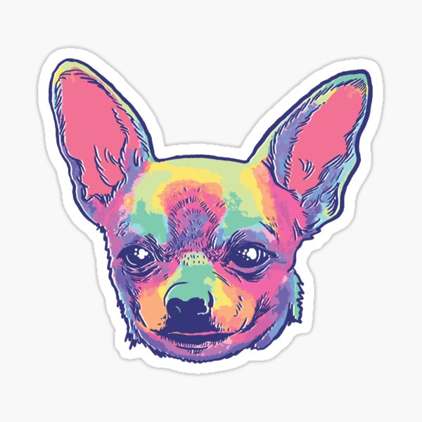 El Paso Chihuahuas Cute Chihuahua Angry Sticker by Artistshot