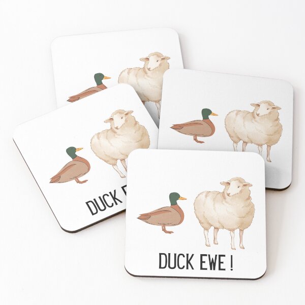 Item preview, Duck Ewe! - Funny Duck Sheep (Light) designed and sold by DavidsDucks.