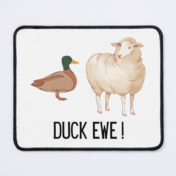 Item preview, Duck Ewe! - Funny Duck Sheep (Light) designed and sold by DavidsDucks.