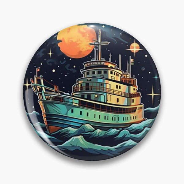 Item preview, Boat in the moonlight designed and sold by Dahlann.
