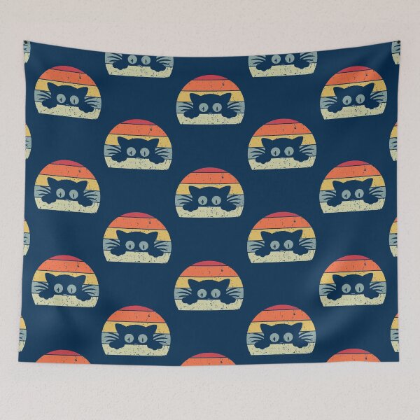 Item preview, Vintage Black Cat Lover, Retro Style Cats Gift Funny designed and sold by neslow.