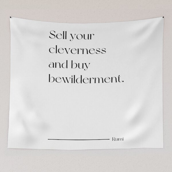 Item preview, Sell Your Cleverness Buy bewilderment - Rumi  designed and sold by Paigaam.