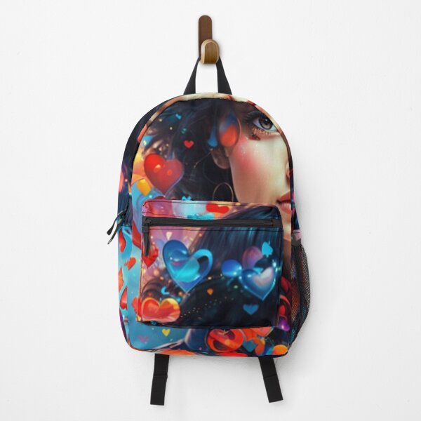 Item preview, Beautiful girl surrounded by hearts designed and sold by AlfredSSikula.