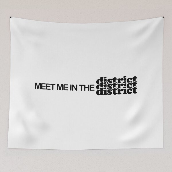 Item preview, meet me in the district designed and sold by EmeraldeaArt.