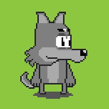 Artwork thumbnail, Pixel Wolf by dachswerk