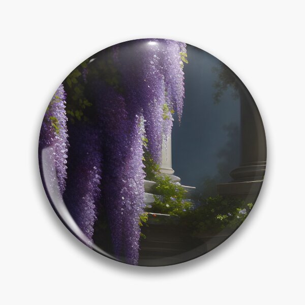 Item preview, Purple Wisteria in Bloom - Regency Era Vintage Wisteria Blossoms - Regencycore 1 of 4 designed and sold by Beachy.