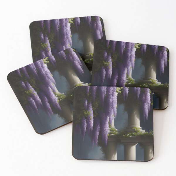 Item preview, Purple Wisteria in Bloom - Regency Era Vintage Wisteria Blossoms - Regencycore 1 of 4 designed and sold by Beachy.