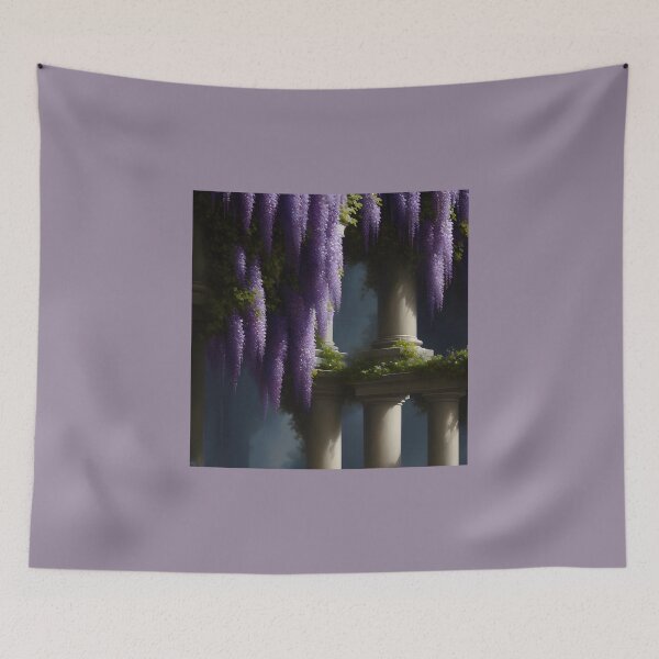 Item preview, Purple Wisteria in Bloom - Regency Era Vintage Wisteria Blossoms - Regencycore 1 of 4 designed and sold by Beachy.