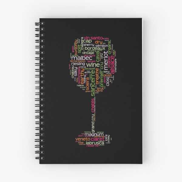 Item preview, Wine Word Cloud for Foodies, Wine Lovers & Wine Aficionados designed and sold by secondacttees.