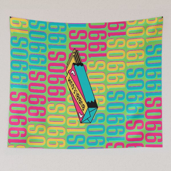 Item preview, 1990s retro design 8 - Green Background designed and sold by PunjabanJatti.