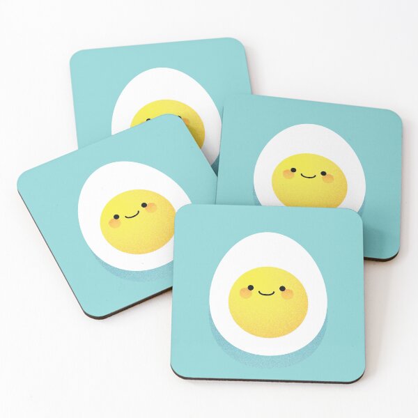 Item preview, Cute hard boiled eggs designed and sold by Petits Pixels.