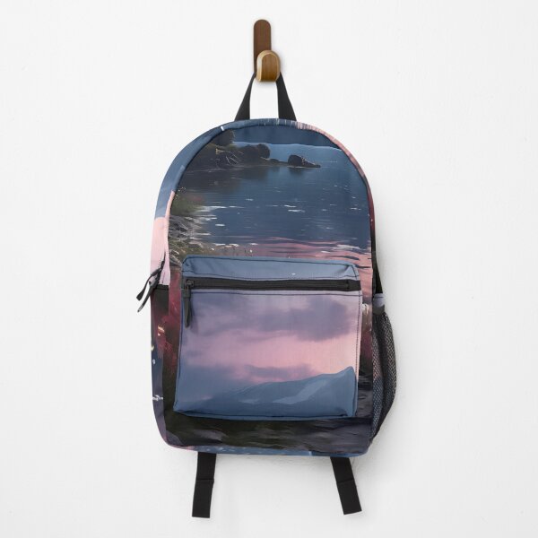 Item preview, Image of an evening mood at a lake in classic oil painting style designed and sold by Pflugart.