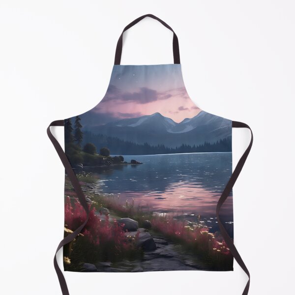 Item preview, Image of an evening mood at a lake in classic oil painting style designed and sold by Pflugart.