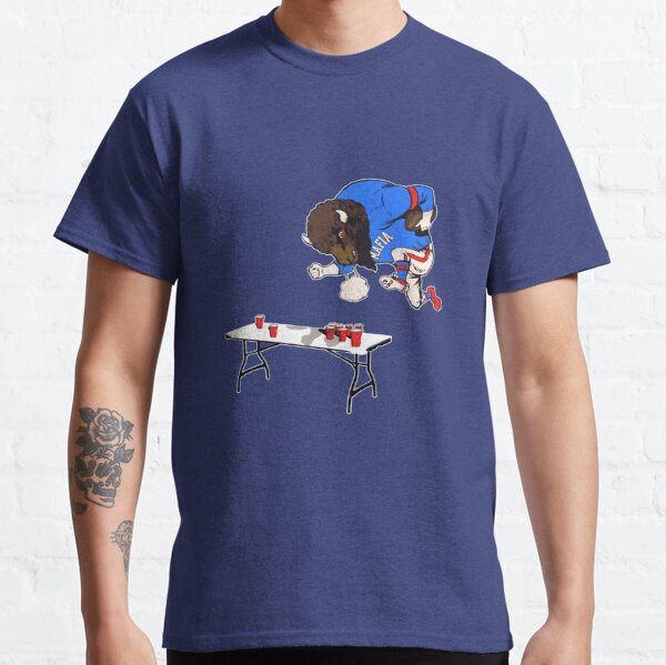 Buffalo Football Fans. Smash Tables Royal T-Shirt (Sm-5X)