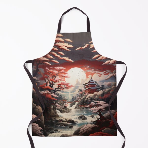 Item preview, Elegant Cherry Blossom Japanese Landscape designed and sold by solrevolver.