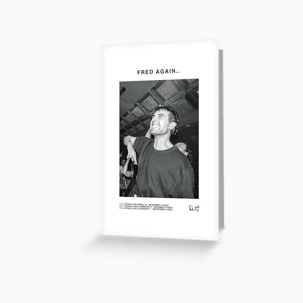 Fred again.. ポスター？zine? ステッカー　カード　セット Fred again.. ポスター？zine? ステッカー カード セット