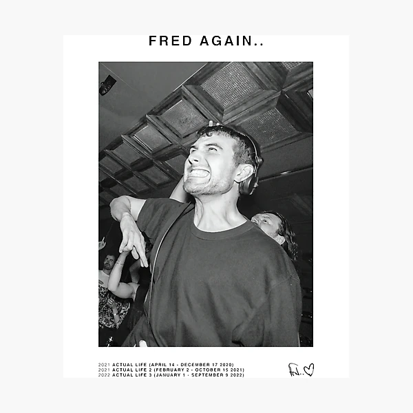 fred again.. ポスターブックレット ten days poster booklet – Fred again.. US