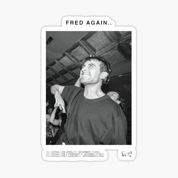Fred Again Poster Essential  Sticker