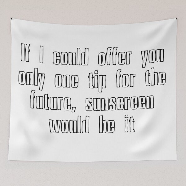 Item preview, Wear Sunscreen designed and sold by allthecollages.