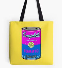 Andy Warhol pop art campbell soup can print Tote Bag
