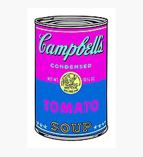 Andy Warhol pop art campbell soup can print Photographic Print