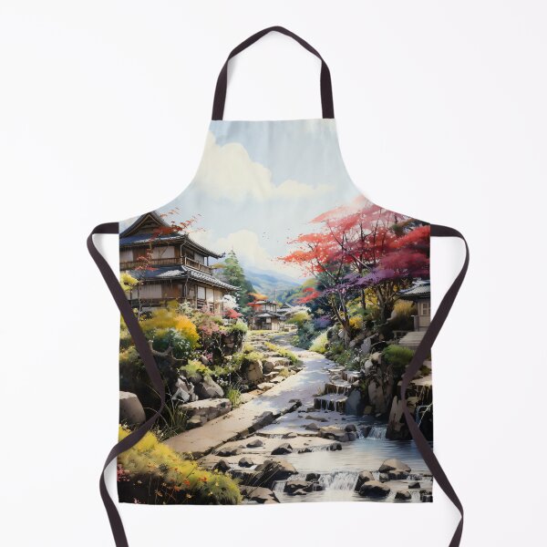 Item preview, Magome Juku Japan Landscape During the Edo Period designed and sold by solrevolver.