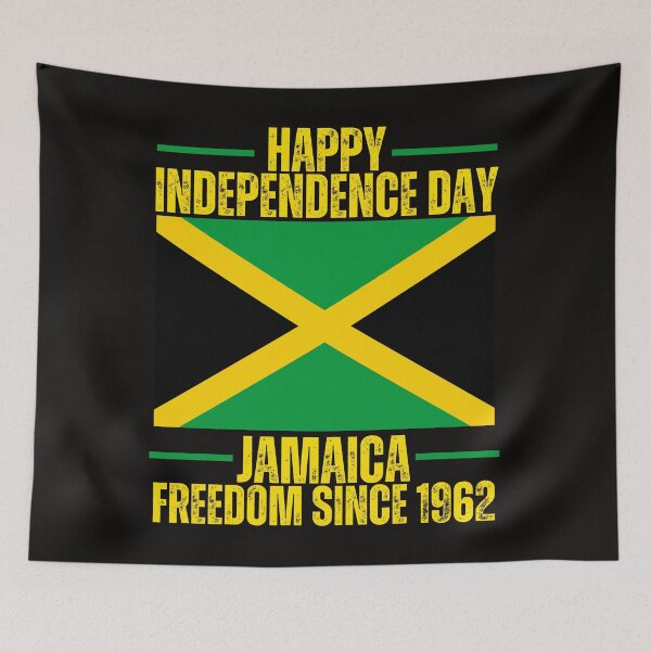 Item preview, Happy Independence Day Jamaica 1962 Proud Jamaican Flag designed and sold by Sarah38.