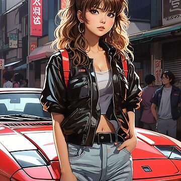 Yuki - Stylish 90s JDM Girl - Vintage Magazine Cover | Poster