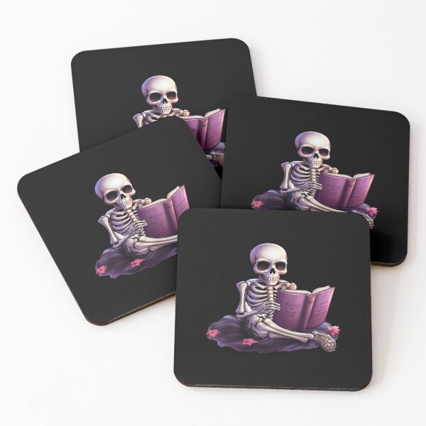 Item preview, Skeleton reading a book designed and sold by Mateusz Majcherek.