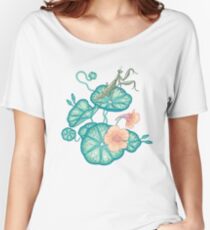 Mantises and Indian cress Women's Relaxed Fit T-Shirt